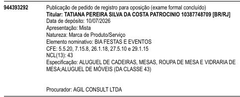 BIA FESTAS E EVENTOS