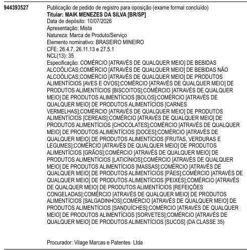 BRASEIRO MINEIRO