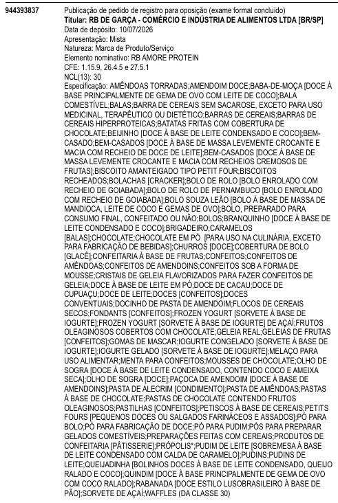 RB AMORE PROTEIN