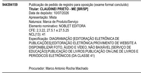 NOBLET EDITORA