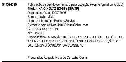 Holtz Oticas Online.com
