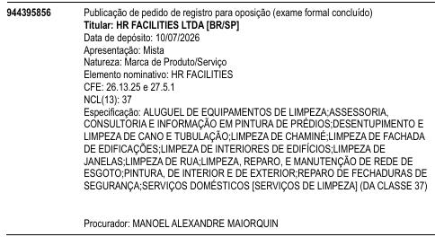 HR FACILITIES