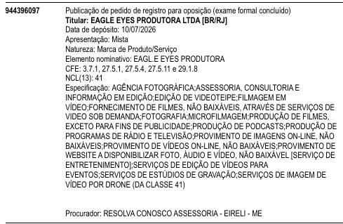 EAGL.E EYES PRODUTORA
