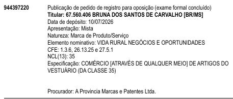 VIDA RURAL NEGÓCIOS E OPORTUNIDADES
