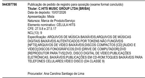 CÉLULA HITS