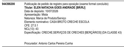 CASA BROTO CRECHE ESCOLA