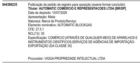 AUTOMATIC BLOCKGAS