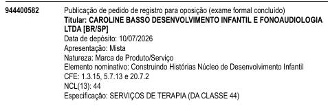 Construindo Histórias Núcleo de Desenvolvimento Infantil