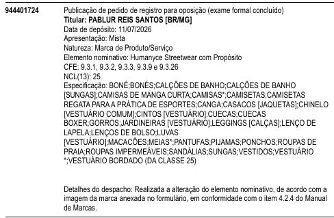 Humanyce Streetwear com Propósito