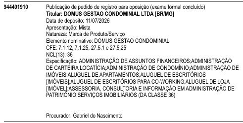DOMUS GESTAO CONDOMINIAL