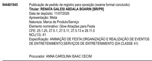 Glow Atrações para Festa