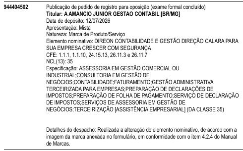 DIREON CONTABILIDADE E GESTÃO DIREÇÃO CALARA PARA SUA EMPRESA CRESCER COM SEGURANÇA