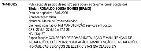 RM MANUTENÇÃO serviços em postos