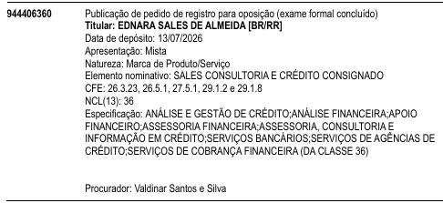 SALES CONSULTORIA E CRÉDITO CONSIGNADO