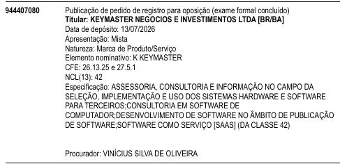 K KEYMASTER