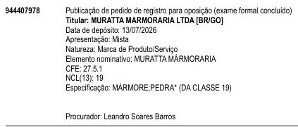 MURATTA MÁRMORARIA