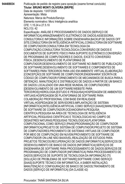 Morz Inteligência analítica