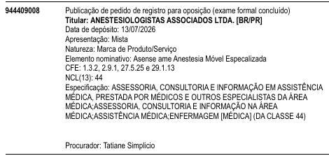 Asense ame Anestesia Móvel Especalizada