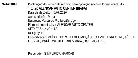 ALENCAR AUTO CENTER