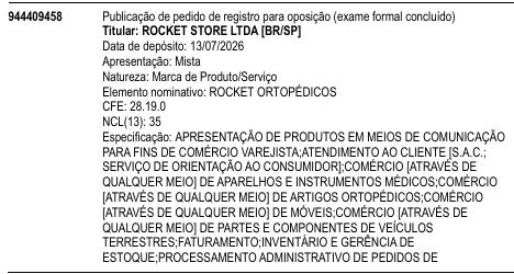ROCKET ORTOPÉDICOS
