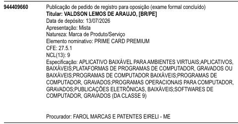 PRIME CARD PREMIUM