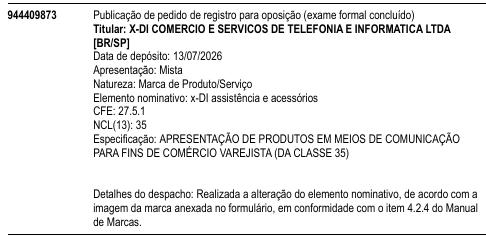 x-DI assistência e acessórios