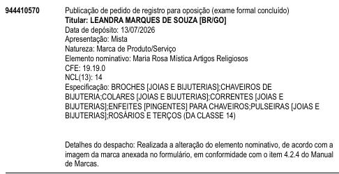 Maria Rosa Mística Artigos Religiosos