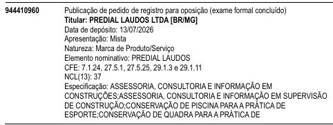 PREDIAL LAUDOS