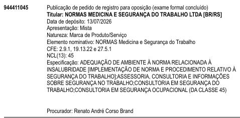 NORMAS Medicina e Segurança do Trabalho