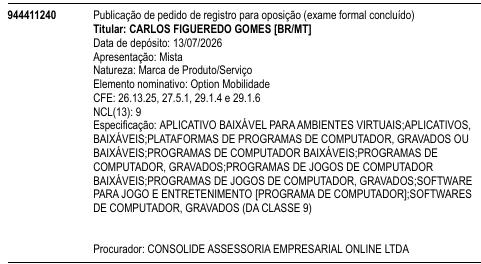 Option Mobilidade