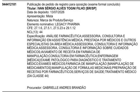 LEGACY PHARMA
