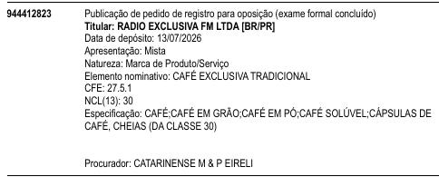 CAFÉ EXCLUSIVA TRADICIONAL