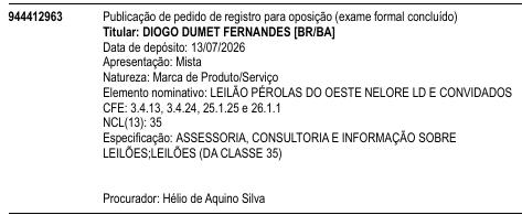 LEILÃO PÉROLAS DO OESTE NELORE LD E CONVIDADOS