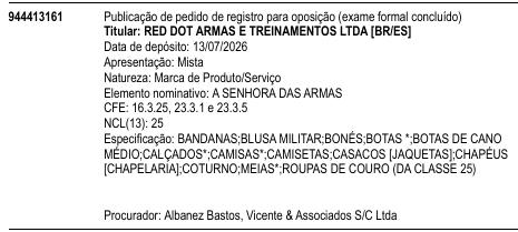 A SENHORA DAS ARMAS