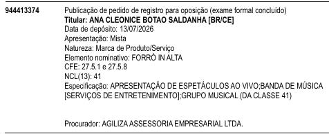 FORRÓ IN ALTA