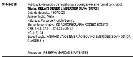 KD AGROPECUÁRIA RODEIO BONITO