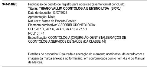 V-SORRIR ODONTOLOGIA