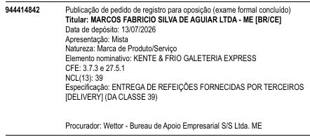 KENTE & FRIO GALETERIA EXPRESS