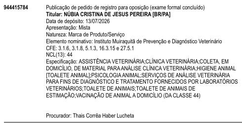 Instituto Muiraquitã de Prevenção e Diagnóstico Veterinário