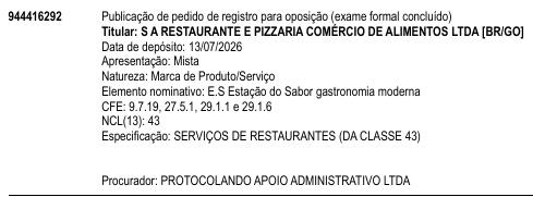 E.S Estação do Sabor gastronomia moderna