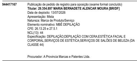 MBÊ DEPILAÇÃO