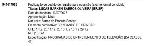 BRINCANDO DE BRINCAR
