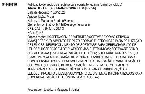 MF leilões a gente vai além