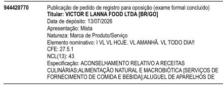 I VL VL HOJE. VL AMANHÃ. VL TODO DIA!!