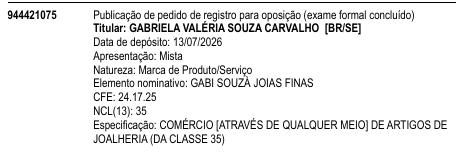 GABI SOUZÀ JOIAS FINAS
