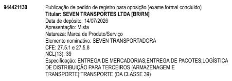 SEVEN TRANSPORTADORA