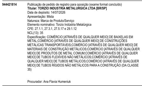 Torzio Indústria Metalúrgica