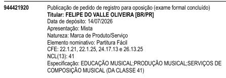Partitura Fácil