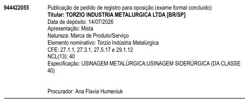 Torzio Indústria Metalúrgica