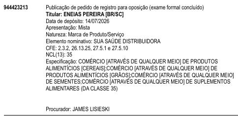 SUA SAÚDE DISTRIBUIDORA